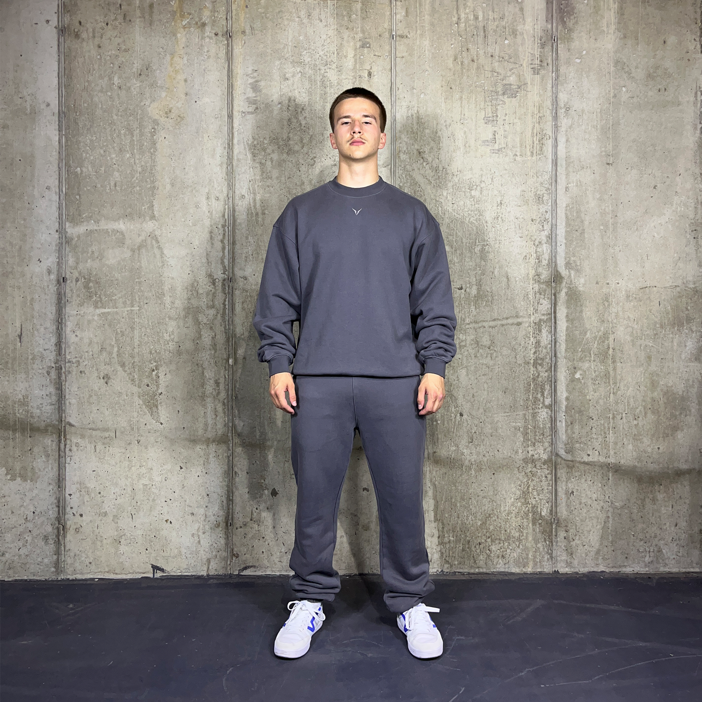 TERRY COTTON JOGGERS 1.0 - CHARCOAL